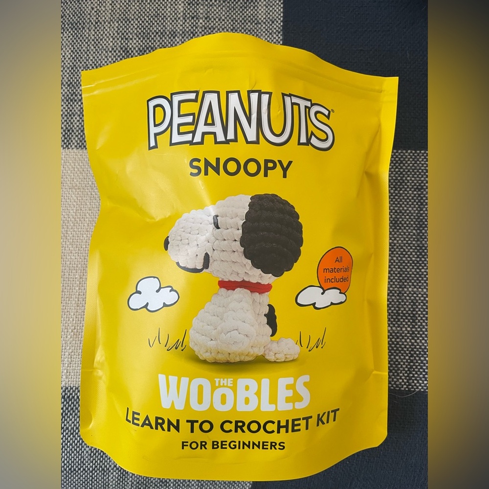 Brand New Peanuts Snoopy Crochet Kit by the Woobles
